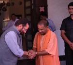 8th April, 2017, Discussed issues of socio-economic-educational empowerment of minorities in state. Atmoshphere of Trust and Development has been created in UP under dynamic leadership of UPCM Shri Yogi Adityanath