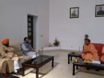 8th April, 2017, Discussed issues of socio-economic-educational empowerment of minorities in state. Atmoshphere of Trust and Development has been created in UP under dynamic leadership of UPCM Shri Yogi Adityanath