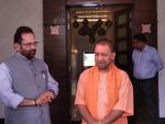 8th April, 2017, Discussed issues of socio-economic-educational empowerment of minorities in state. Atmoshphere of Trust and Development has been created in UP under dynamic leadership of UPCM Shri Yogi Adityanath