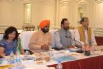 8th April, 2017: Met UP Ministers Shri Baldev Aulakh, Minority Welfare, Shri Mohsin Raza, Haj and Waqf, and senior officials of minority welfare in Lucknow today. Discussed various schemes for Minorities empowerment.