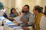 8th April, 2017: Met UP Ministers Shri Baldev Aulakh, Minority Welfare, Shri Mohsin Raza, Haj and Waqf, and senior officials of minority welfare in Lucknow today. Discussed various schemes for Minorities empowerment.
