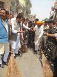 Participated in cleanliness drive in Rampur with UP Minister Sh Baldev Aulakh. Swacch Bharat Abhiyan, Clean India, Healthy India.Inaugurated Govt. inter colleges, additional classrooms, girls hostels, constructed under MsDP scheme
