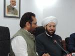 The Union Minister for Minority Affairs, Shri Mukhtar Abbas Naqvi in a meeting with the Grand Mufti of the Syrian Republic, Dr. Ahmad Badreddin Hassoun, in New Delhi on September 26, 2017.