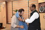 Madhya Pradesh Panchayat & Rural Development Minister Sh Vishwas Sarang met me at my office,various development issues of Madhya Pradesh were discussed