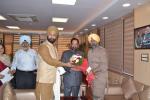  A delegation of Delhi Sikh Gurudwara Management  Committee met me at Antyodaya Bhawan today. Various issues of socio-economic-educational empowerment of the community were discussed. 