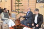 Iran Ambassador H.E Gholamreza Ansari today made a courtesy visit, various issues were discussed.