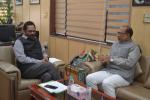 Manipur Chief Minister Shri N Biren Singh met me at Antyodaya Bhawan today. Various development projects in the state were discussed in detail.