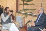 Iran Ambassador H.E Gholamreza Ansari today made a courtesy visit, various issues were discussed.