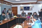 The Union Minister for Minority Affairs, Shri Mukhtar Abbas Naqvi launching the portal for Haj Tour Operators, in New Delhi on December 14, 2017.
