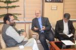 Iran Ambassador H.E Gholamreza Ansari today made a courtesy visit, various issues were discussed.