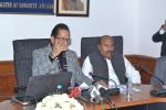 The Union Minister for Minority Affairs, Shri Mukhtar Abbas Naqvi launching the portal for Haj Tour Operators, in New Delhi on December 14, 2017.