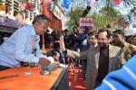 Inaugurated Hunar Haat, spectacular exhibition of traditional art-skills of master artisans at Baba Kharak Singh Marg,