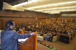 The Union Minister for Minority Affairs, Shri Mukhtar Abbas Naqvi at the inauguration of the Workshop for Inspecting Authorities of Maulana Azad Education Foundation, in New Delhi on January 13, 2018.