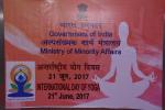 3rd  International Yoga Day celebrated in the premises of Ministry of Minority Affairs on 21st June,  2017. 