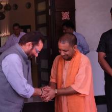 8th April, 2017, Discussed issues of socio-economic-educational empowerment of minorities in state. Atmoshphere of Trust and Development has been created in UP under dynamic leadership of UPCM Shri Yogi Adityanath
