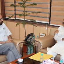 Newly appointed Chairman of National Commission for Minorities Sh Ghayorul Hasan met me at Antyodaya Bhawan dated 30th May 2017.