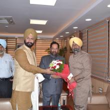  A delegation of Delhi Sikh Gurudwara Management  Committee met me at Antyodaya Bhawan today. Various issues of socio-economic-educational empowerment of the community were discussed. 