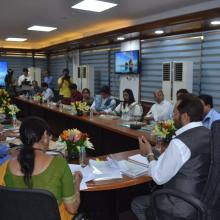 A delegation of Diocese of Delhi- Church of North India today met me at Antyodaya Bhawan. Discussed various schemes for socio-economic-educational empowerment & employment oriented skill development of the community.