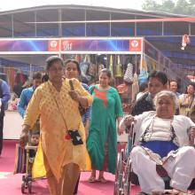 The Union Minister for Minority Affairs, Shri Mukhtar Abbas Naqvi inaugurating the Hunar Haat, at the 37th India International Trade Fair (IITF), at Pragati Maidan, in New Delhi on November 15, 2017.