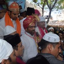 oday offered Chadar of PM Shri Narendra Modi at Ajmer Sharif Dargah of Khwaja Moinuddin Chishti, symbol of Indias great spiritual 