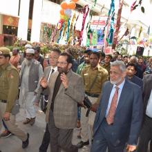 Inaugurated Hunar Haat, spectacular exhibition of traditional art-skills of master artisans at Baba Kharak Singh Marg,