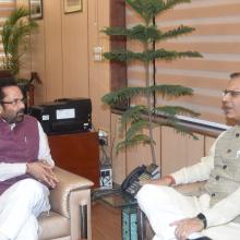 interaction with young & energetic IAS Probationers 2014 batch along with my colleague ministers Shri Jayant sinha & Shri Sudarshan bhagat.