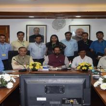 interaction with young & energetic IAS Probationers 2014 batch along with my colleague ministers Shri Jayant sinha & Shri Sudarshan bhagat.