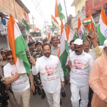 Participated in Run for Unity in Rampur with thousands of people from all sections of the society.